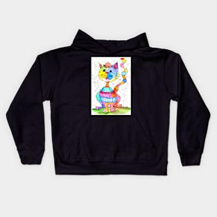 The Hatter's Cat Kids Hoodie